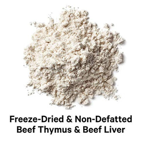 Codeage Grass Fed Beef Thymus Supplement - Freeze Dried, Non-Defatted, Desiccated Beef Thymus & Liver Pills Glandulars Meat – Pasture Raised Argentina Beef Vitamins for Thymus - Non-GMO -180 Capsules