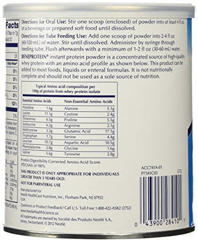 Resource Beneprotein Powder 8oz Can by Nestle Nutritional