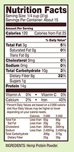 Bob's Red Mill Resealable Hemp Protein Powder 16 Ounce (Pack of 1)