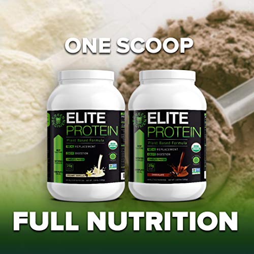 Organic Protein Powder - 25 Grams of Pea and Hemp Protein,14 Servings - Meal Replacement Shake, Plant Based, USDA Organic, Non-GMO, Dairy-Free, Vegan, Bundle - Vanilla and Chocolate