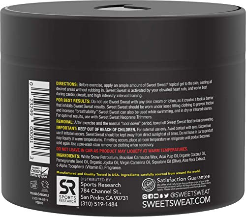 Sports Research Sweet Sweat Jar, 6.5 Ounce (1 Count)