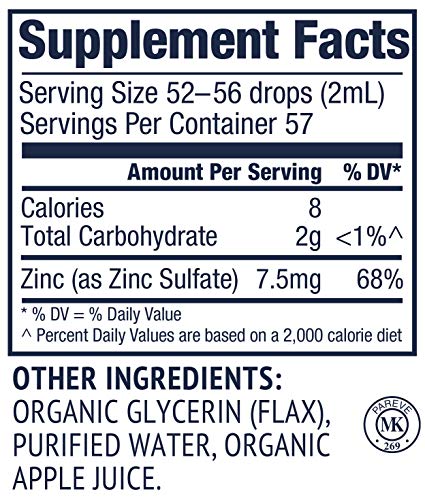 Vimergy USDA Organic Zinc (115 ml)