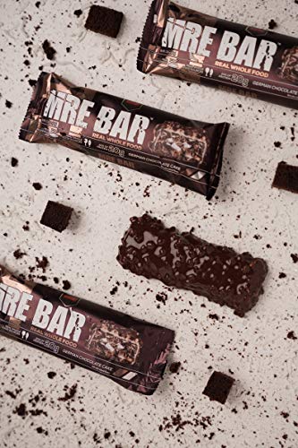 Redcon1 MRE Bar - Meal Replacement Protein Bar (1 Box / 12 Bars), Real Whole Food Sourced Protein, Real Food Taste, 20G Protein (German Chocolate Cake)
