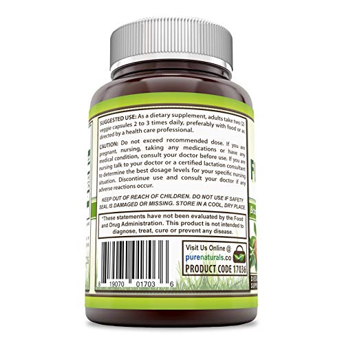 Pure Naturals Fenugreek Seed 610 Mg, 180 Capsules