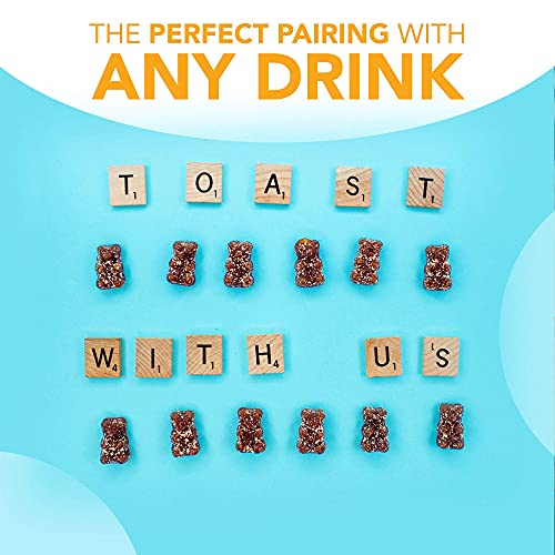 Toast! Before You Drink Gummies (16 Servings) - Liver Support - Bachelor & Bachelorette Party Kit Supplies, Gift Bag Favors - Milk Thistle, Prickly Pear, Vitamin B