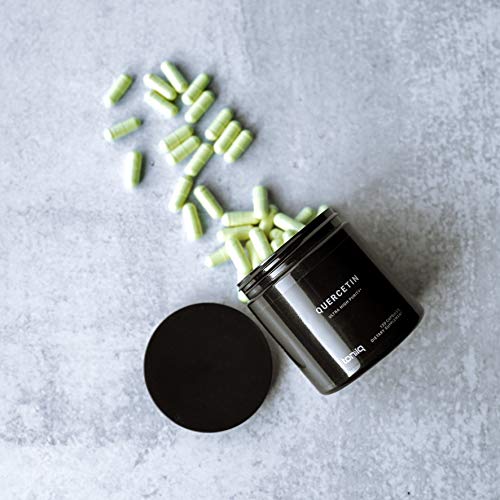 Ultra High Purity Quercetin Capsules - 95%+ Highly Purified and Highly Bioavailable - 1000mg Per Serving - 120 Capsules Quercetin Supplement