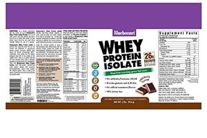 BlueBonnet 100% Natural Whey Protein Isolate Powder, Chocolate, 2 Pound