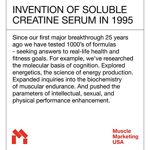 Runners Peak Creatine Serum Boosts Running, Instant Energy + Endurance Power. Great for Cardio Exercise. Enhances Focus, Fuels Muscular Strength. Supports Healthy Immune System + Lean Muscle Growth.