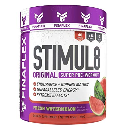 STIMUL8®, Original Super Pre-Workout for Men and Women, Stimulate Workouts Like Never Before, Unparalleled Energy, Extreme Effects, Ultimate Preworkout, 40 Servings