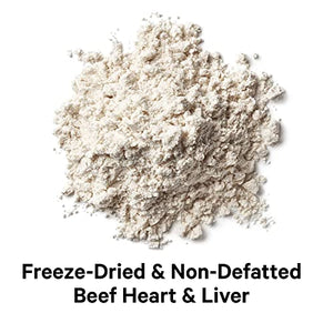 Codeage Grass Fed Beef Heart Supplement - Freeze Dried, Non-Defatted, Desiccated Beef Heart Glandular Supplements - Bovine Meat & Liver Pills –Argentina Beef Vitamins For Heart - Non-GMO -180 Capsules