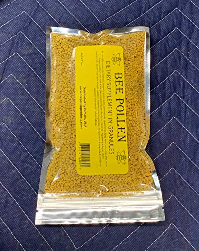 BEE Pollen 100% Pure Natural Bee Pollen Granules 7 oz