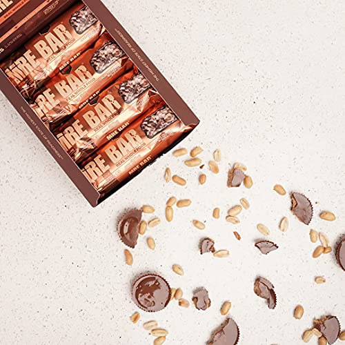 Redcon1 MRE Bar - Meal Replacement Bar (1 Box / 12 Bars) - Crunchy Peanut Butter Cup - Animal Based Protein, 20G Protein, No Bloating, Real Food Taste