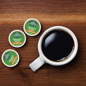 Green Mountain Coffee Roasters Decaf Breakfast Blend , Single-Serve Keurig K-Cup Pods, Light Roast Coffee, 32 Count