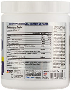 GAT PMP (Peak Muscle Performance), Next Generation Pre Workout Powder for Intense Performance Gains, Stimulant Free Blue Raspberry, 30 Servings