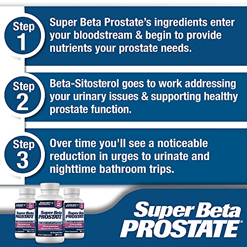 Super Beta Prostate Chewables – Over 15 Million Sold – Urologist Recommended Prostate Supplement for Men -Reduce Bathroom Trips, Promote Sleep & Bladder Emptying, Beta Sitosterol (60 Chews, 1 Bottle)