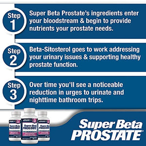 Super Beta Prostate Chewables – Over 15 Million Sold – Urologist Recommended Prostate Supplement for Men -Reduce Bathroom Trips, Promote Sleep & Bladder Emptying, Beta Sitosterol (60 Chews, 1 Bottle)