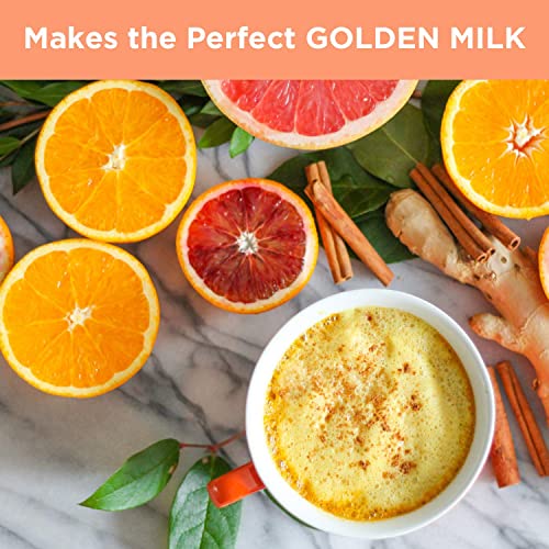 Best Turmeric Golden Milk Organic Turmeric Powder, Anti-Inflammatory Cinnamon Ginger & Black Pepper Maximum Absorption, Joint Pain, Gut Health, Sugar-Free, Vegan, Keto (30 Servings)