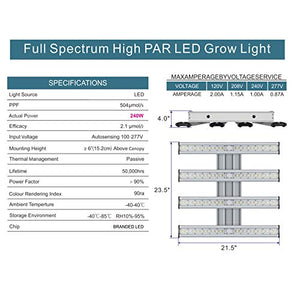 BloomGrow 48''x36''x72'' 2-in-1 Mylar Grow Tent + 6'' Fan Filter Ventilation Kit + 1200W LED Full Spectrum Grow Light + 2PCS 24W 2ft 2-lamp 6500K T5 Lights Indoor Plant Grow Tent Complete Kit