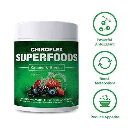 Chiroflex Superfood Greens Powder Drink Mix - 7.4 oz