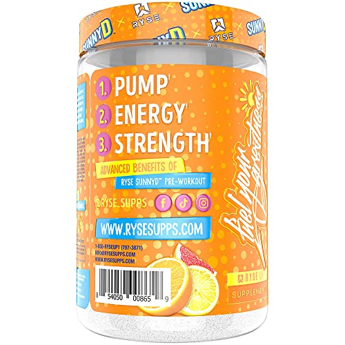 Ryse Project: Blackout PreWorkout SunnyD (9.9 Oz. / 25 Servings)