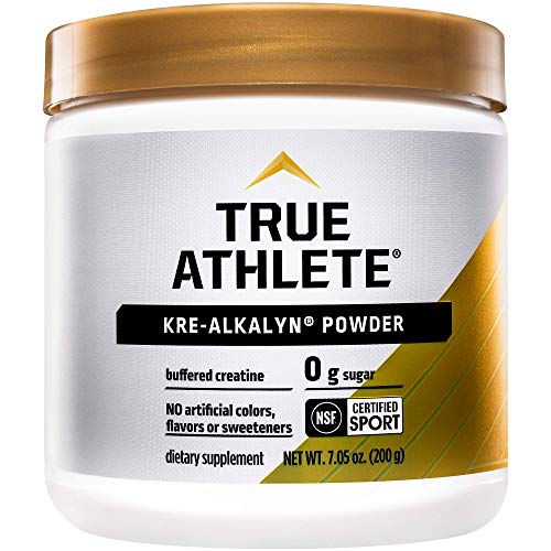 True Athlete Kre Alkalyn Helps Build Muscle, Gain Strength Increase Performance, Buffered Creatine NSF Certified for Sport (7.05 Ounces Powder)