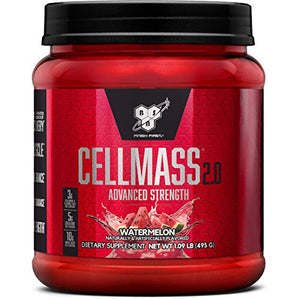 BSN CELLMASS 2.0 Post Workout Recovery with BCAA, creatine, & glutamine - Watermelon, (50 Servings)