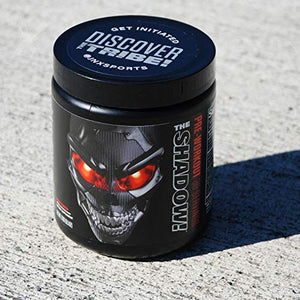 JNX Sports The Shadow! Hard Core Preworkout, A Better Pre Workout Stimulant - Electric Energy, Hypnotic Mental Focus, Superhuman Strength, 350mg of Caffeine, Men & Women | Fruit Punch | 30 SRV