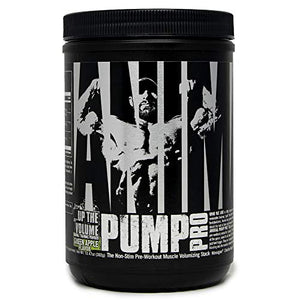 Animal Pump Pro Powder – Non Stimulant Preworkout – Pump & Cell volumization with Added Sea Salt for Electrolytes – 20 Servings - Green Apple