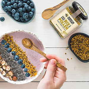 American Raw Honey 100% Pure Bee Pollen - Fresh From the Hive - Organic Bee Pollen, Natural Superfood, Packed with Enzymes, Minerals, Vitamin B - Gluten Free, Strengthens Immunity (5.5 oz. / 156g)