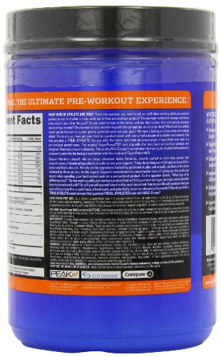 Gaspari Nutrition Super Pump Max, Pre Workout Supplement 40 Servings, Non-Habit-Forming, Sustained Energy & Nitric Oxide Booster Supports Muscle Growth, Recovery & Replenishes Electrolytes, Orange