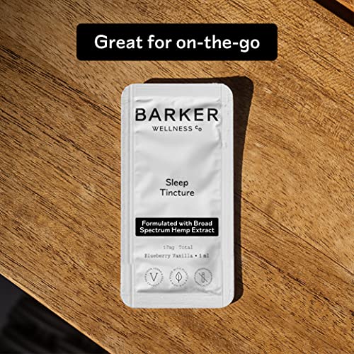 Barker Wellness Sleep Snap Packet｜Relieve Anxiety and Pain, Natural Relaxation, Wellness for Full Body & Mind｜All-Natural Vegan Cruelty-Free (5 Pack of 1mL Packets)