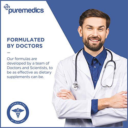 PUREMEDICS Maca Root Capsules - Maca Supplement for Men and Women to Support Reproductive Health - Formulated by Doctors - Pure & Hypoallergenic - 3rd Party Certified - 100 Capsules