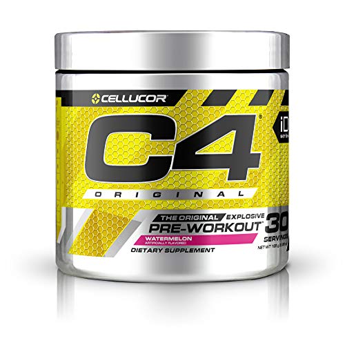 C4 Original Pre Workout Powder Watermelon Sugar Free Preworkout Energy Supplement for Men & Women 150mg Caffeine + Beta Alanine + Creatine 30 Servings