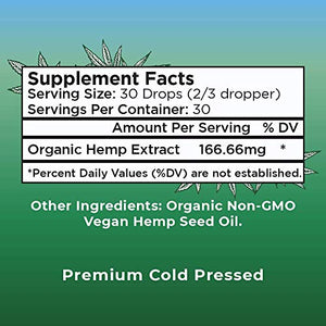 Pure Hemp Oil Extract (2 Pack) 5000mg by MaryRuth's | for Ingestible & Topical Use | Non-GMO | Unflavored | 1oz