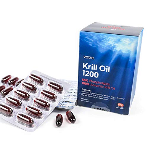 Votre. Krill Oil 1200, 60 Softgels, Omega, Heart Health
