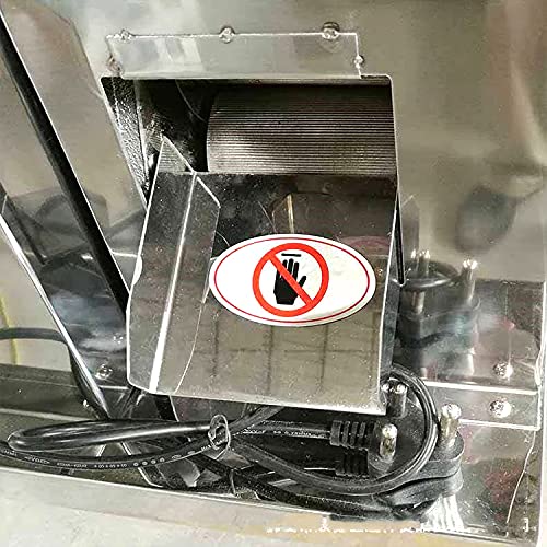 Kolice Commercial Countertop Electric Sugarcane Juicer, Sugarcance juice making machine,Sugarcane Squeezer with ON/OFF Switch for Easy to Use, Manual Slow Masticating Extractor Squeezer with Feed Chute Tray, 350W