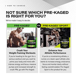 Kaged Muscle Pre Workout Powder; Kaged Muscle Pre-kaged Sport, Glacier Grape, 20 Servings., Glacier Grape, 9.31 Ounce