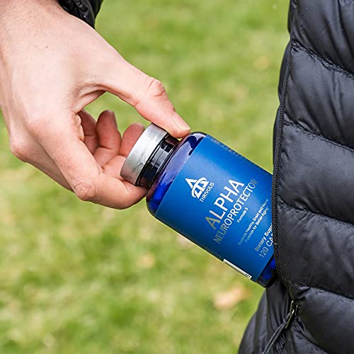 Thrivous Alpha - Enhance Brain & Nerve Function for Better Aging - Advanced Natural Nootropic Supplement: Alpha GPC, Acetyl L Carnitine, R Alpha Lipoic Acid, Ginkgo Biloba, SerinAid Phosphatidylserine