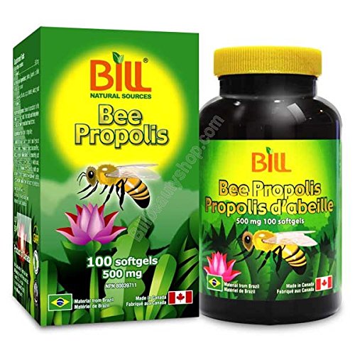 Bill Natural Sources Bee Propolis 500mg, 100 capsules