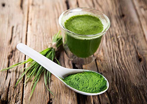 Organic Wheatgrass Powder, 8 Pounds — Non-GMO, Whole-Leaf, Raw, Non-Irradiated, Pure, Vegan Superfood, Bulk, Great for Juice, Rich in Fiber, Chlorophyll, Fatty Acids and Minerals