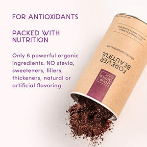 Your Super Forever Beautiful Superfood Powder - Glowing Skin, Healthy Hair, Hormone Balance, Antioxidants, Adaptogens- Plant Based, Organic Acai Berry, Maqui, Acerola Cherry, Maca Powder- 40 Servings