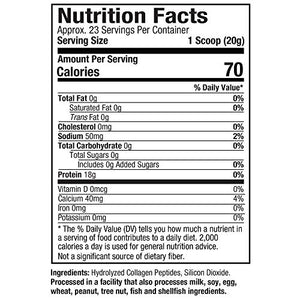 Collagen Powder | Purely Inspired Collagen Peptides Powder | Collagen Supplements for Women & Men | Collagen Protein Powder with Biotin | Paleo + Keto Certified | Unflavored, 1 lb (Packaging May Vary)
