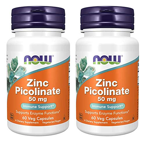 Zinc Picolinate 50mg 60 Capsules (Pack of 2)