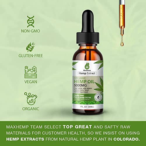 Organic Hemp Oil for Pain Relief and Inflammation - High Potency Extract for Anxiety and Stress Relief , Sleep Aid Focus Calm - Extra Sthength CDB Tincture Drops Zero CBD Oil Cbdmd CBS Oil