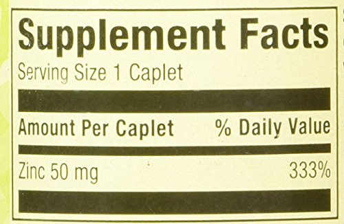 Spring Valley - Zinc 50 mg, 200 Ct
