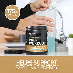 Optimum Nutrition Gold Standard Pre-Workout, Vitamin D for Immune Support, with Creatine, Beta-Alanine, and Caffeine for Energy, Keto Friendly, Fruit Punch, 30 Servings (Packaging May Vary)