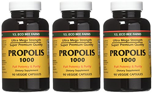 YS Eco Bee Farms Propolis 1000 - 90 Count (Pack of 3)