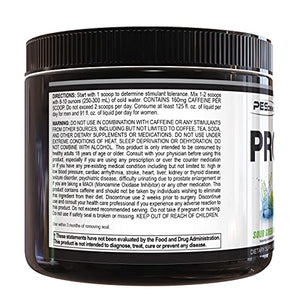 PEScience Prolific Pre Workout Powder, Sour Green Apple, 40 Scoop, Energy Supplement with Nitric Oxide