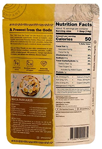 The Superfood Company Maca Powder | 8 oz Bag 2Pack | Peruvian, Organic, Gluten-Free-,Vegan, Non-GMO