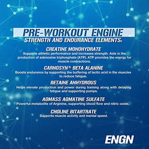 Evlution Nutrition ENGN Pre-Workout, Pikatropin-Free, 30 Servings, Intense Pre-Workout Powder for Increased Energy, Power, and Focus (Blue Raz)